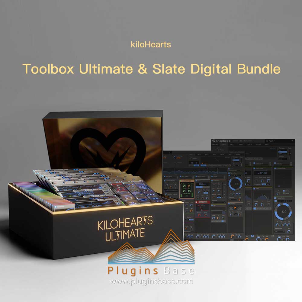混音母带效果器插件 kiloHearts Toolbox Ultimate & Slate Digital bundle 2023 [WiN+MAC] 完整版