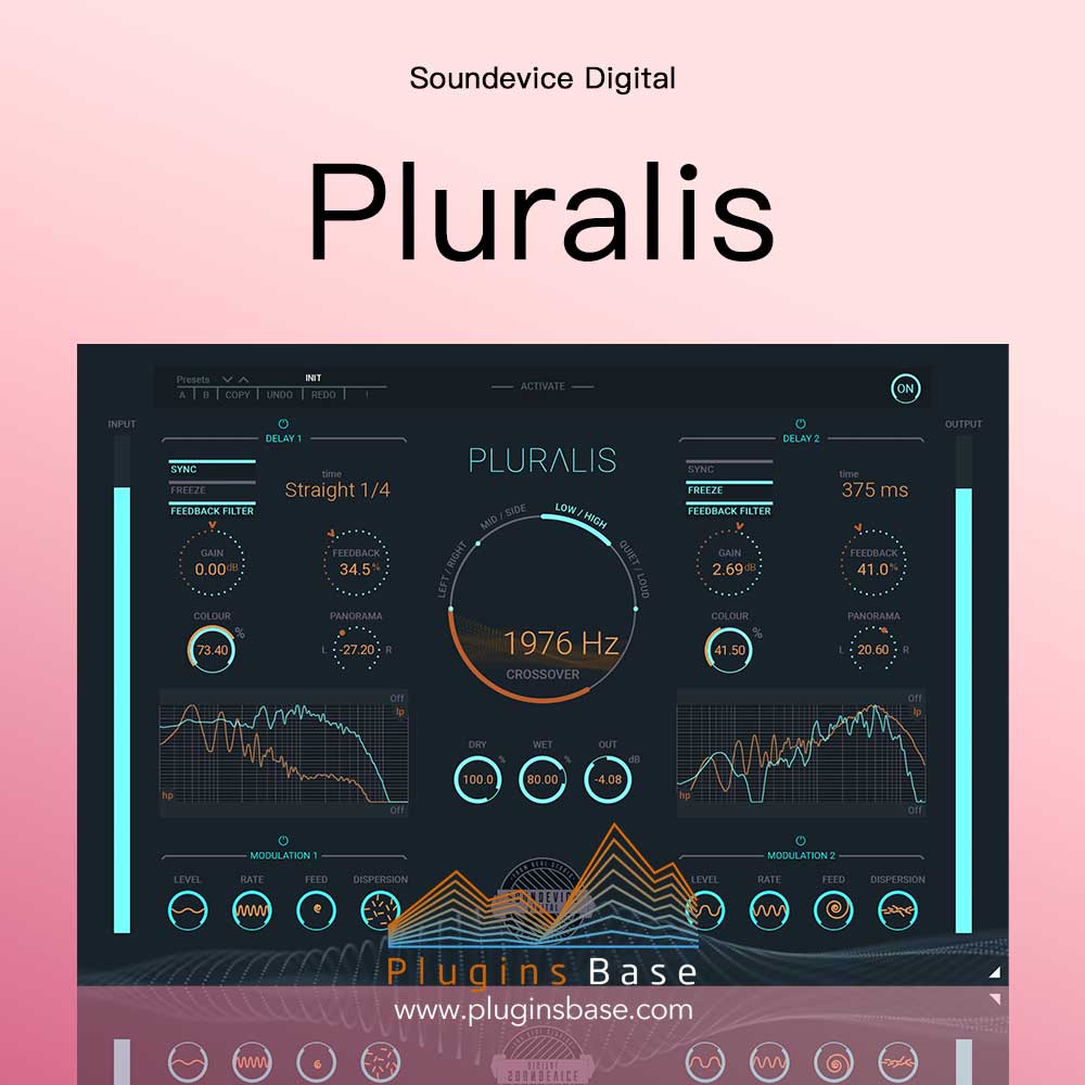 双延迟效果器插件 Soundevice Digital Pluralis v1.0 [WiN+MAC]