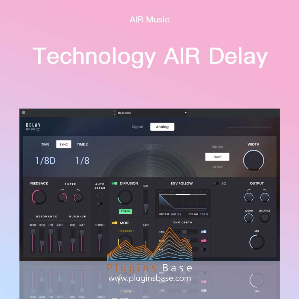 延迟效果器插件 AIR Music Technology AIR Delay Pro v1.0.0 [WiN]