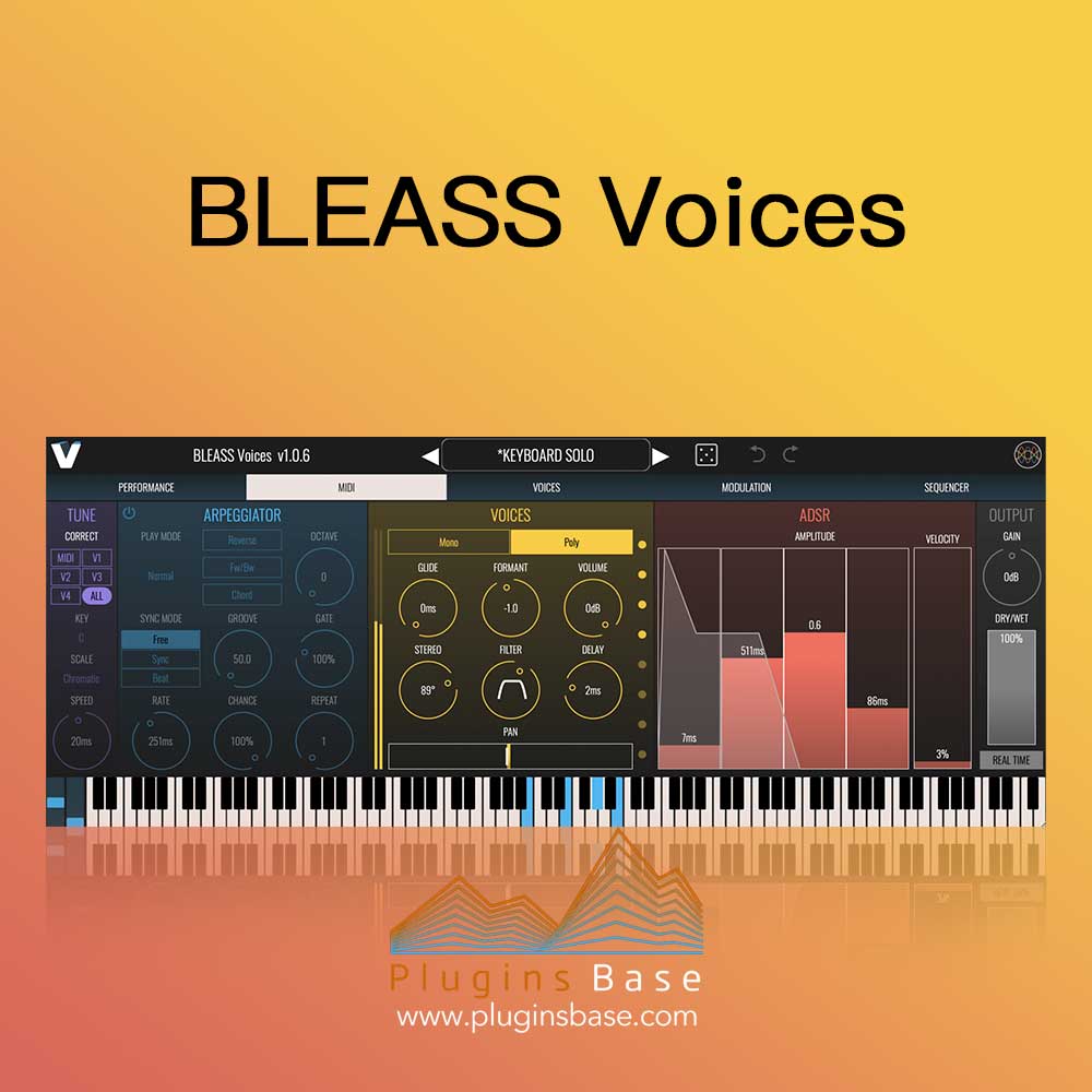 人声效果器插件 BLEASS Voices v1.0.6 [WiN]