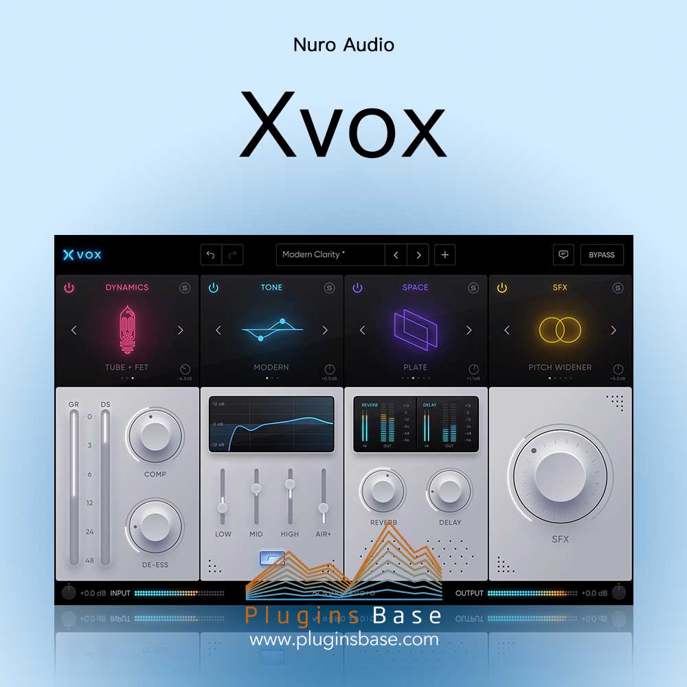 混响效果器插件 Nuro Audio Xvox v1.0.3 [WiN] Reverb