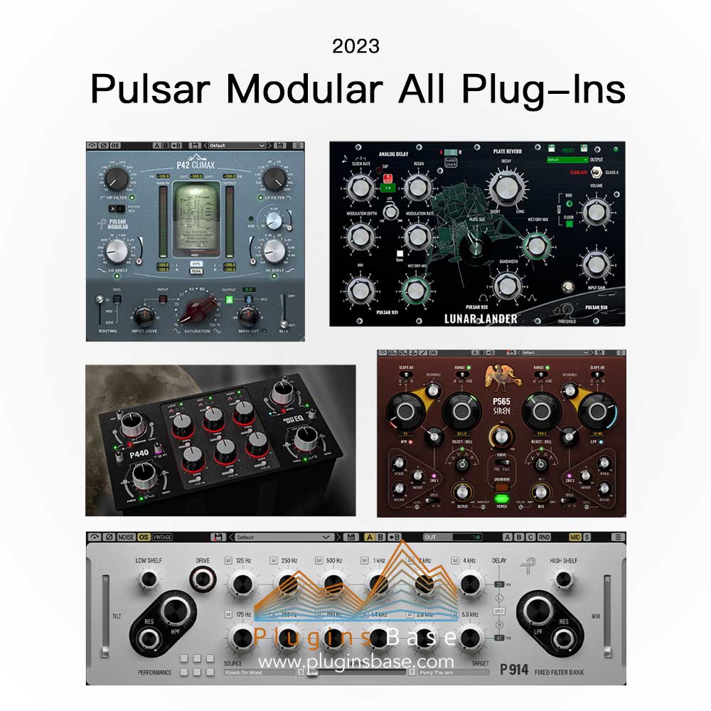 后期混音母带 效果器插件 合集 Pulsar Modular All Plug-Ins Bundle v2023.06.13 [WiN+MAC]