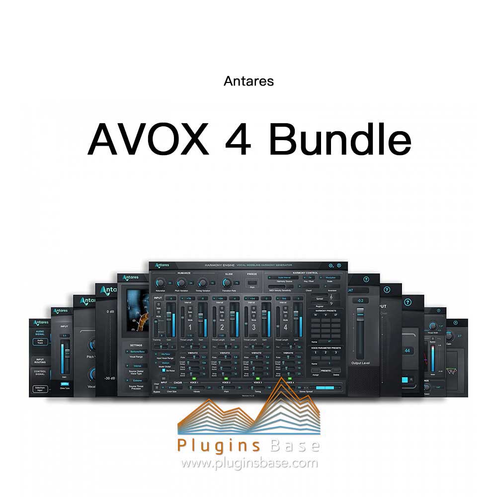 人声效果器插件合集 Antares AVOX Bundle v4.40 [MAC] 后期修音混音