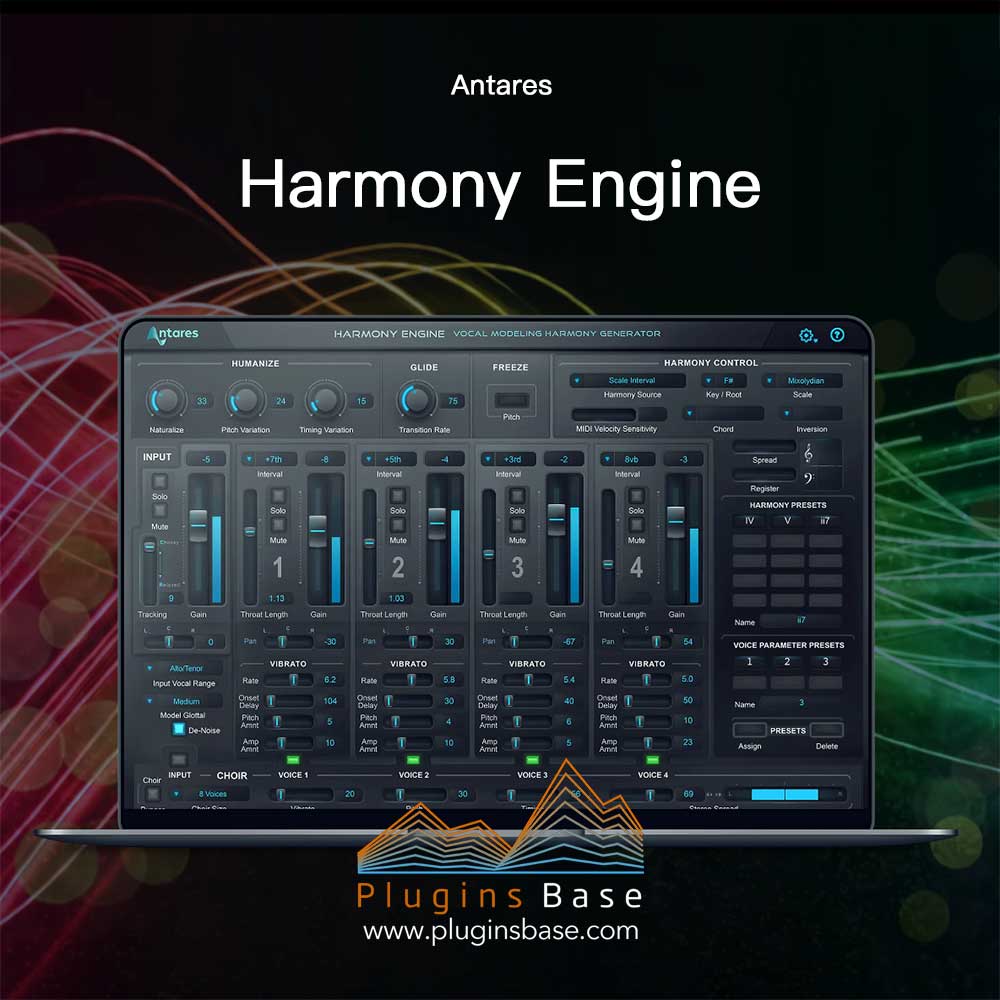 实时人声和声 效果器插件 Antares Harmony Engine v4.4.0 [WiN+MAC]