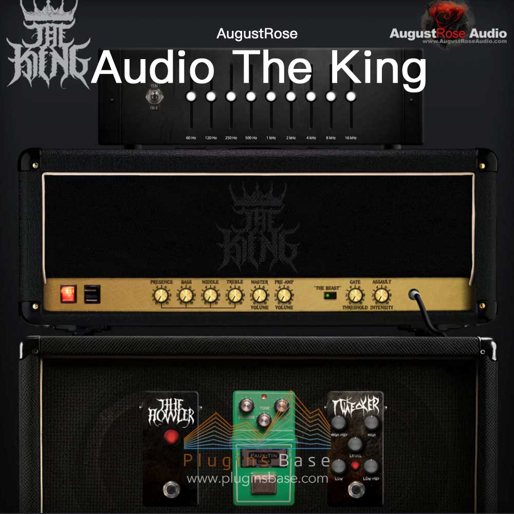 [免费] 金属吉他放大器 AugustRose Audio The King v1.0.0 [WiN] 效果器插件