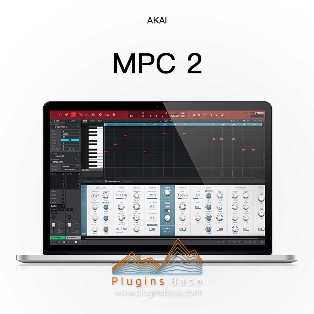 打击垫宿主软件 AKAI Professional MPC 2 v2.10.0 Software [WiN] 数字音频工作站