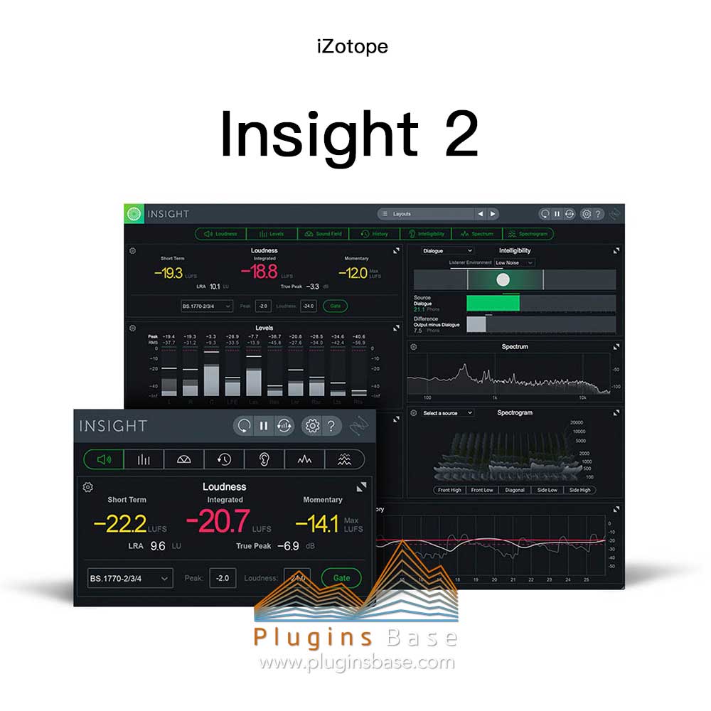 频谱分析仪 iZotope Insight 2 v2.4.0 [WiN+MAC] 效果器插件
