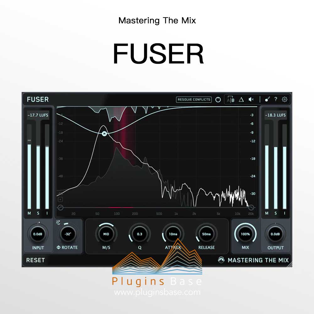智能混音效果器插件 Mastering The Mix FUSER v1.0.0 [WiN] 去掩蔽提升清晰度