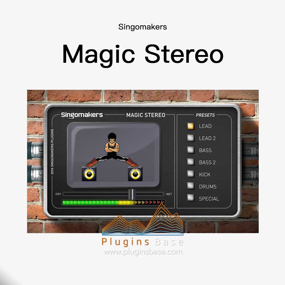 立体声效果器插件 Singomakers Magic Stereo [Win+Mac]