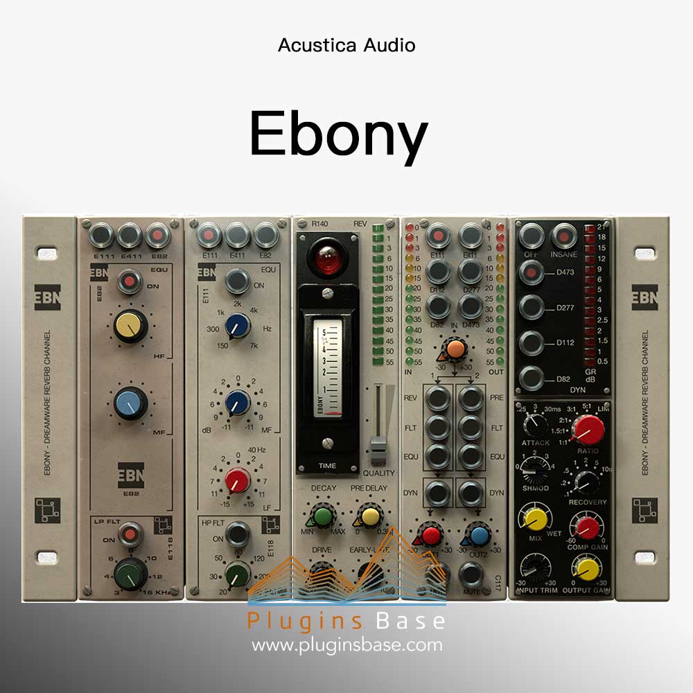 均衡混响压缩套装 Acustica Audio Ebony 2024 [WiN+MAC] 效果器插件