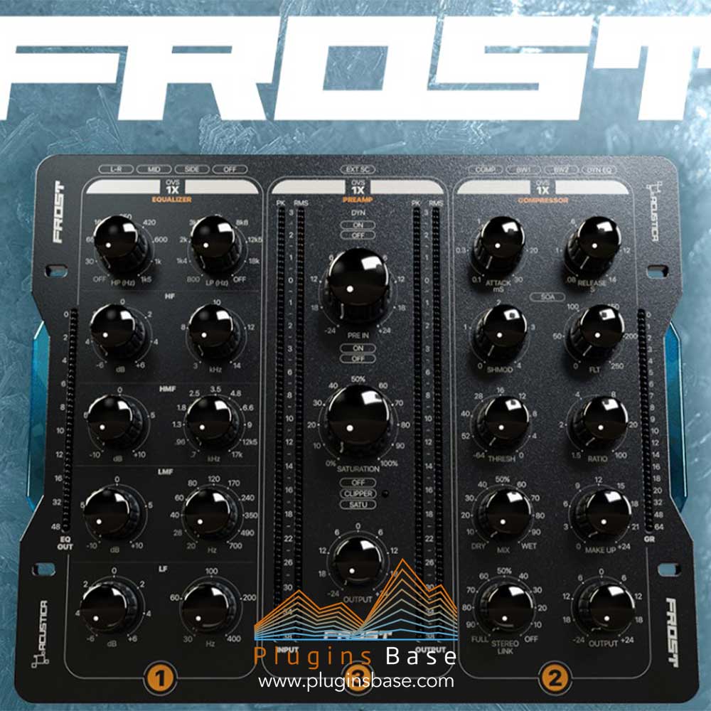 混音通道条效果器插件 Acustica Audio Frost 2024 [WiN]