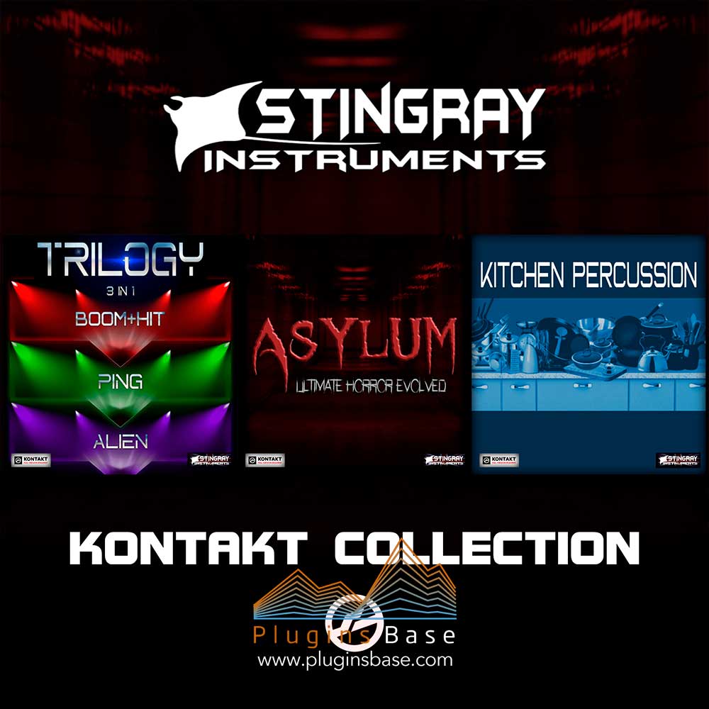 恐怖配乐音效音源 Stingray Collection Bundle KONTAKT 3套完整版 厨房打击乐音色库