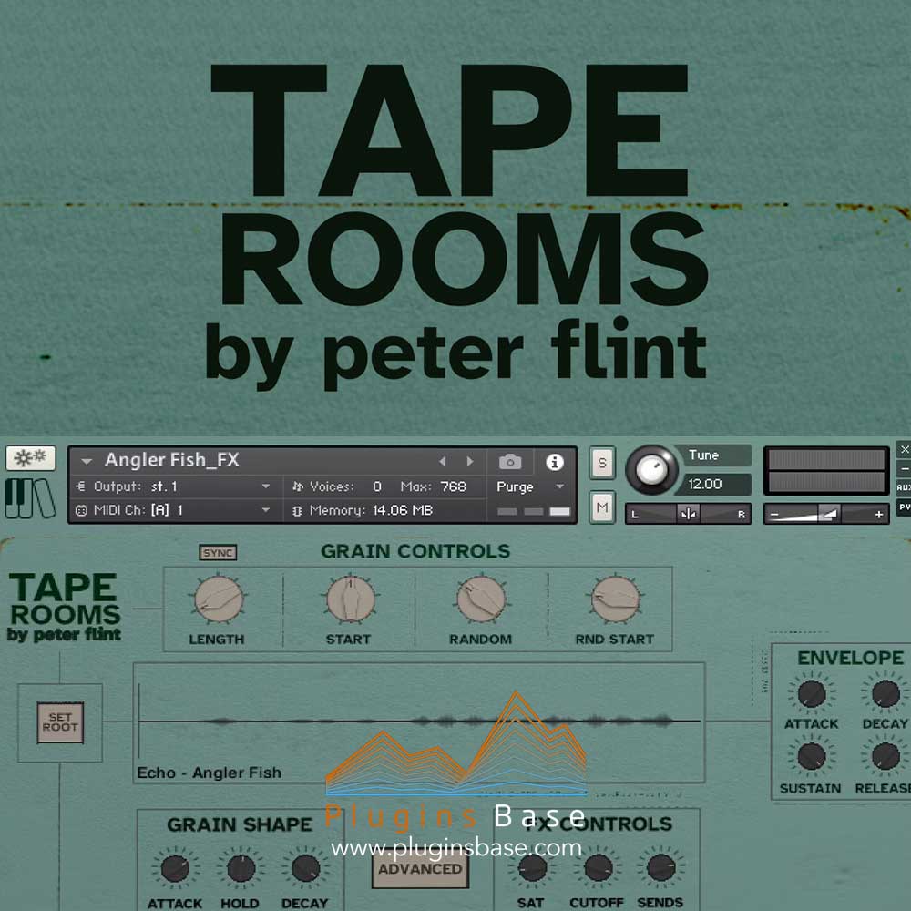 喷火磁带实验氛围电子合成器音源  Spitfire Audio Tape Rooms by Peter Flint KONTAKT 编曲音色库