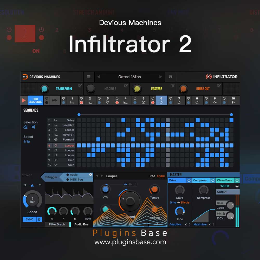 多重效果器插件 Devious Machines Infiltrator 2 v2.4.7 [WiN+MAC]