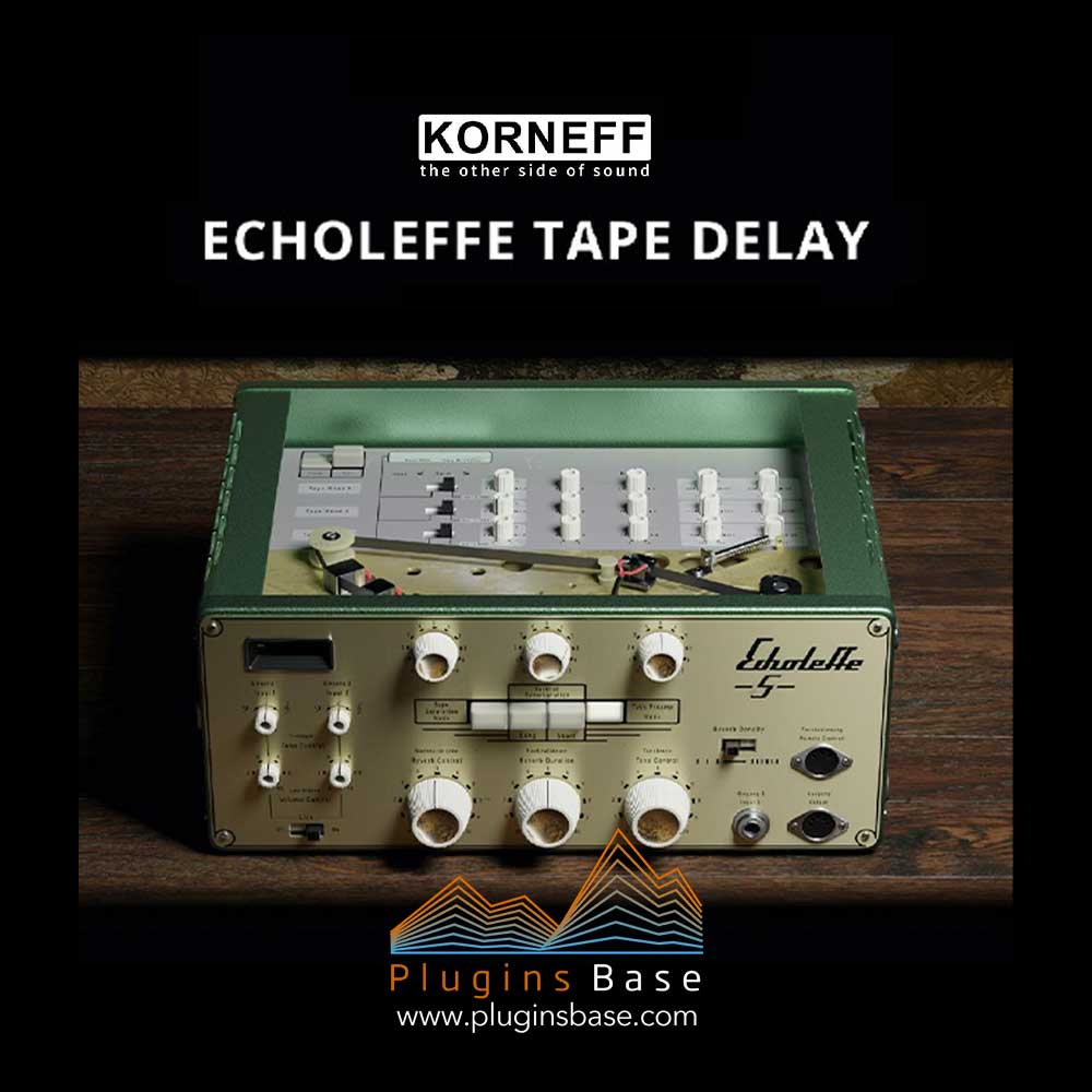 磁带延迟效果器插件 Korneff Audio Echoleffe Tape Delay v1.0.3 [WiN]