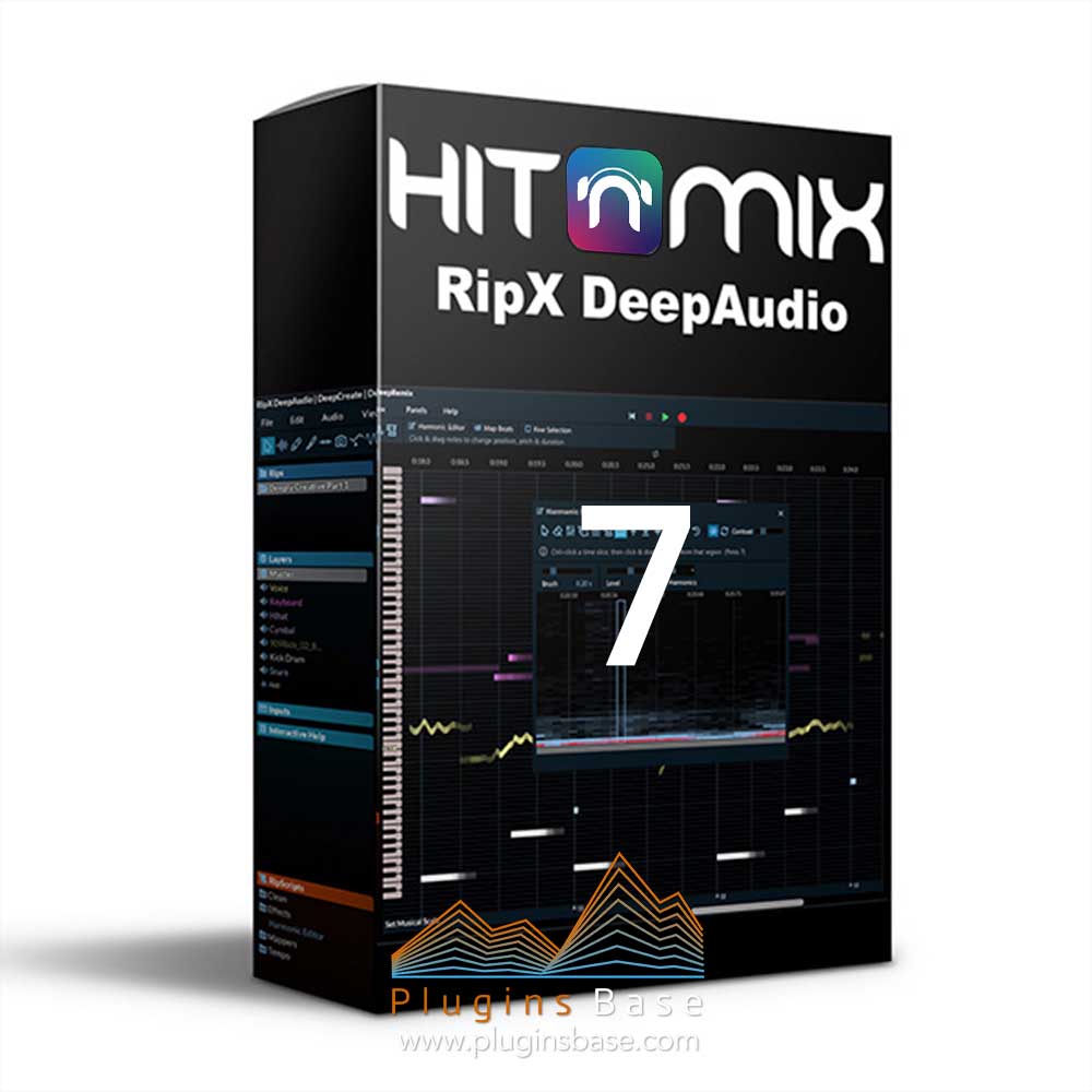 全新Ai音频提取人声乐器分离工具 Hit’n’Mix RipX DAW PRO 7 v7.0.2 [WiN+MAC]