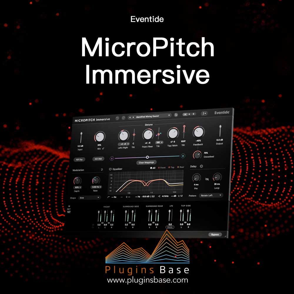 环绕全景声音调变换效果器插件 Eventide MicroPitch Immersive v1.1.3 [WiN]