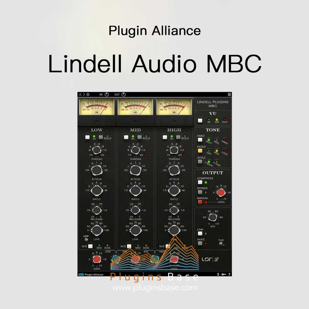 总线压缩效果器插件 Plugin Alliance Lindell Audio MBC v1.0.3 [WiN+MAC] 插件联盟