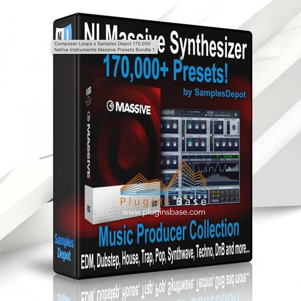 各类电音预设音色合集 Composer Loops Samples Depot 170000 Massive Presets Bundle
