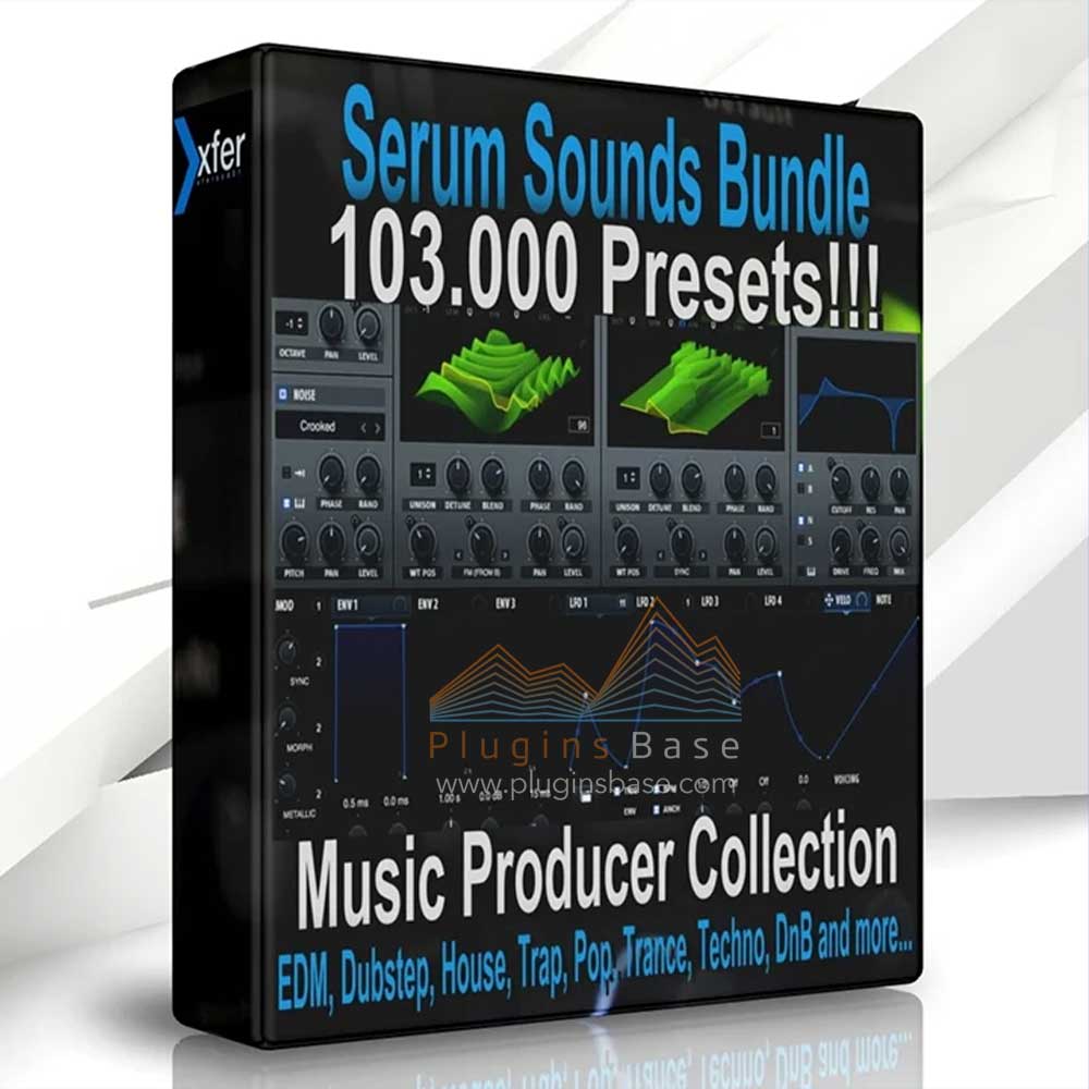 血清预设音色各种风格大合集 Composer Loops Samples Depot 102,000 Xfer Serum Ultimate Presets Bundle