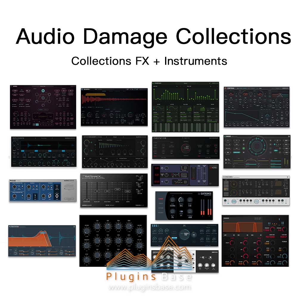 效果器+合成器插件合集 Audio Damage Collections FX + Instruments [WiN+MAC] 18套全套完整版