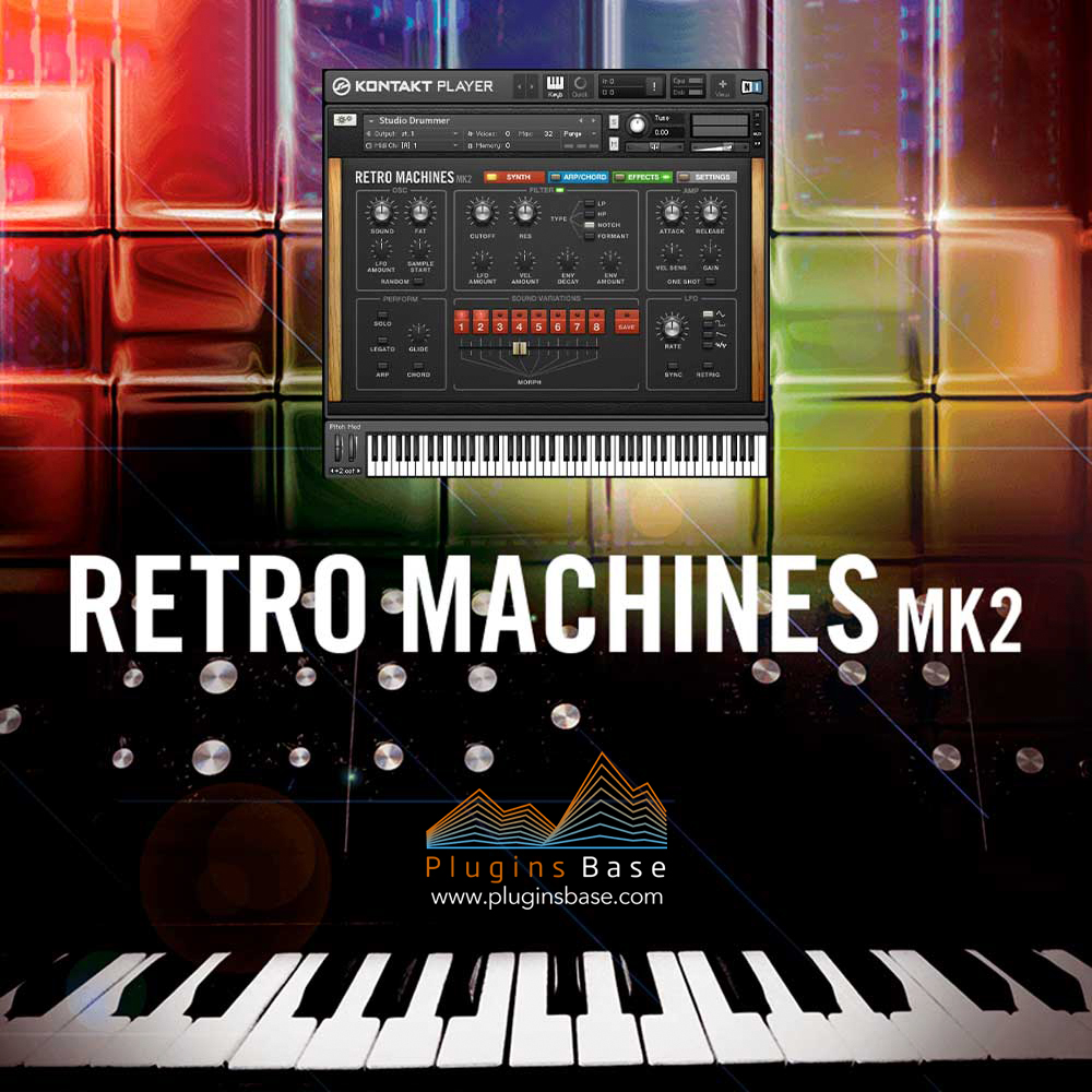 复古模拟合成器音源 Native Instruments Retro Machines MK2 v1.3.1 KONTAKT 编曲音色库