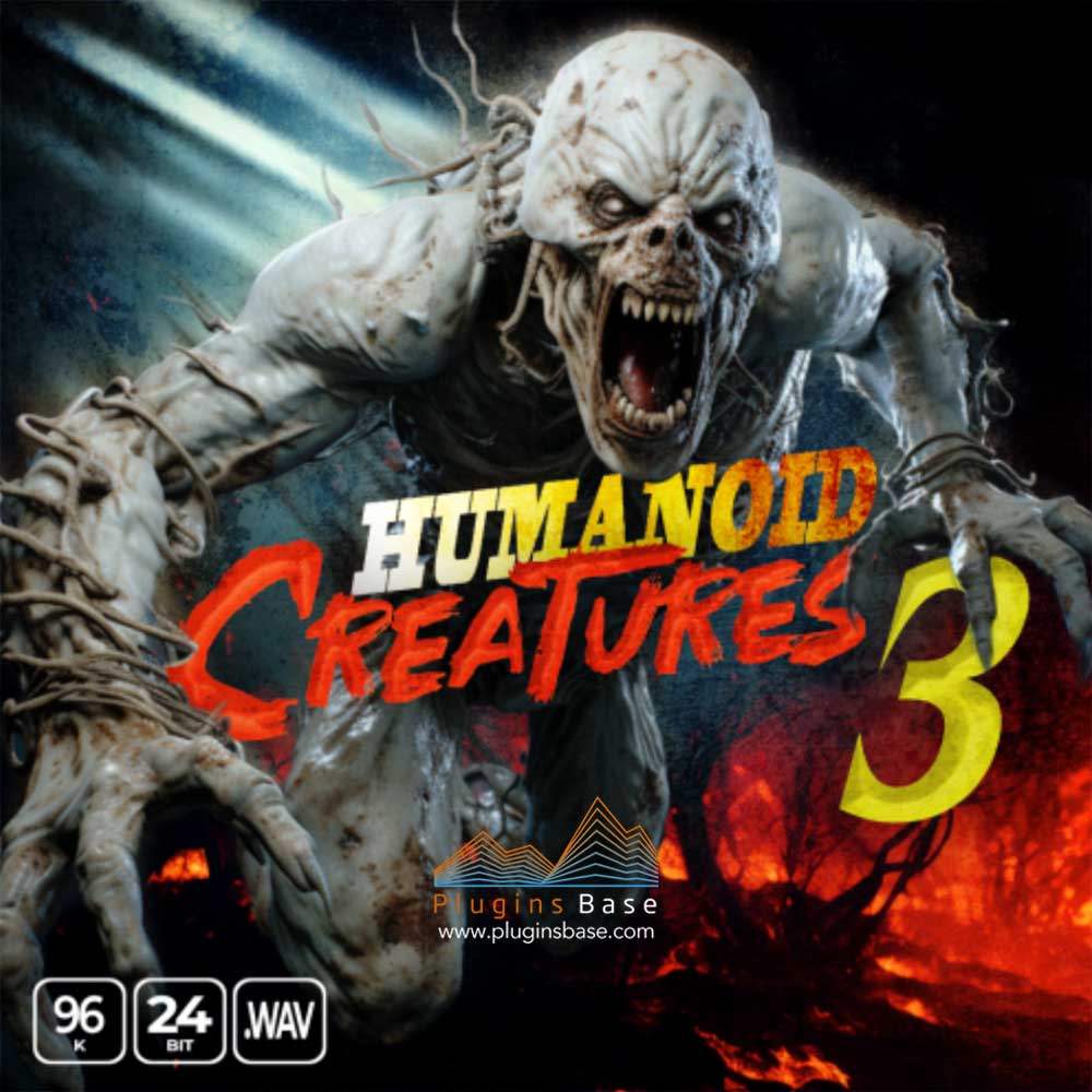丧尸/怪兽/叫声/嘶吼声/电影游戏音效 Epic Stock Media Humanoid Creatures 3 WAV 采样包