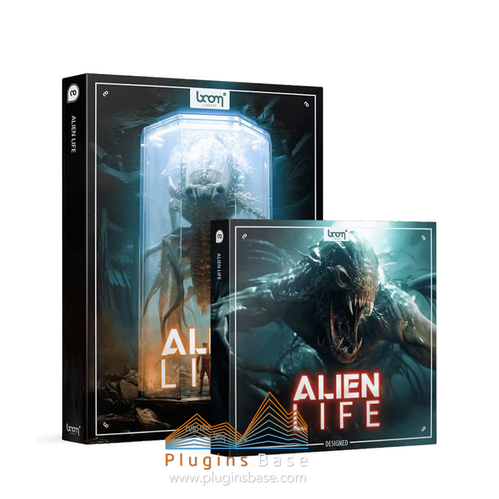 外星未知生物体科幻怪兽 电影游戏音效库 Boom Library Alien Life Designed WAV 素材