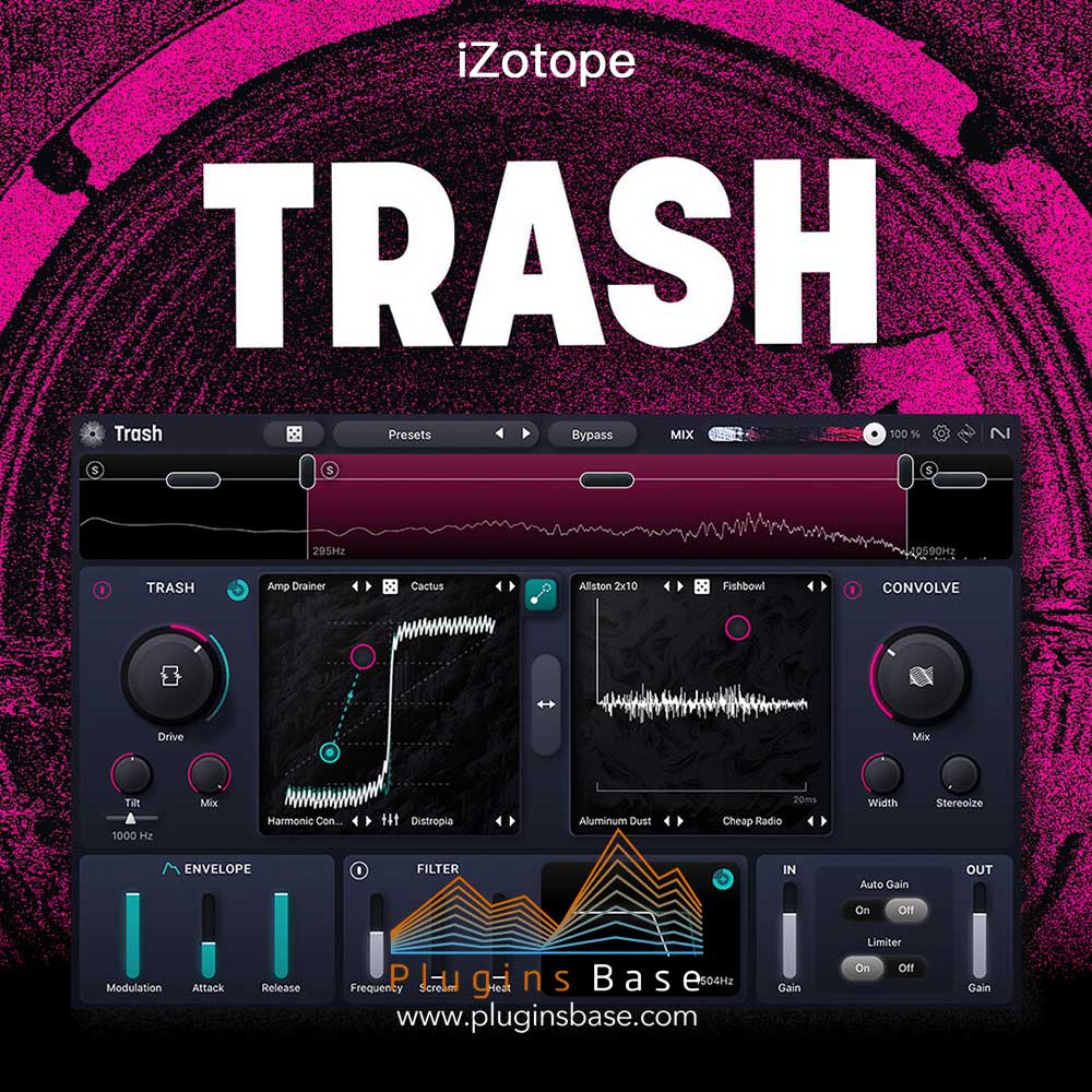 失真效果器插件 iZotope Trash v1.2.0 [WiN+MAC]