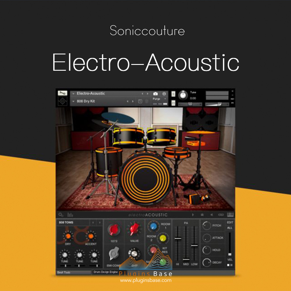 电鼓鼓机音源 Soniccouture Electro-Acoustic v1.5.0 KONTAKT 编曲音色库