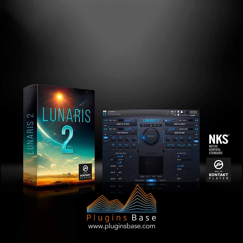 氛围Pad铺底音源 Luftrum Lunaris 2 v2.3.2 KONTAKT 电影游戏配乐音色库