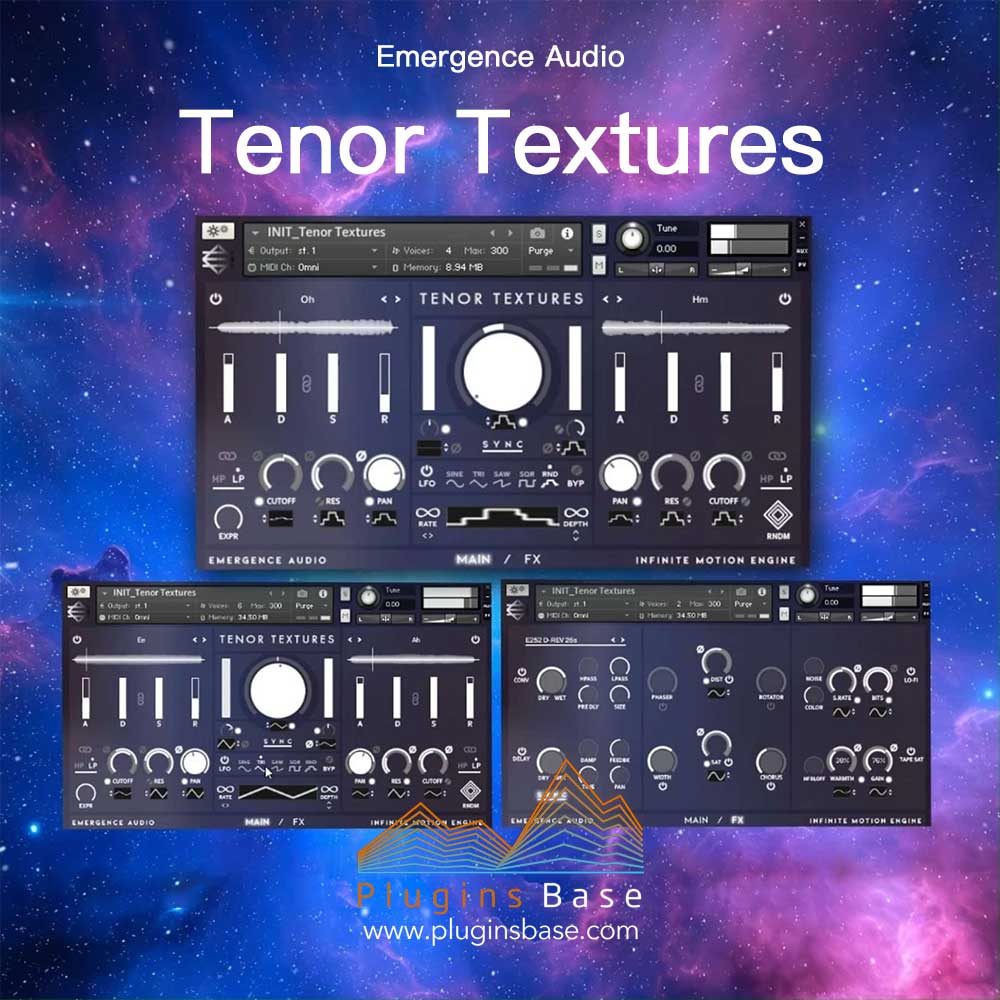 男高音合成人声氛围音源 Emergence Audio Tenor Textures KONTAKT 编曲音色库