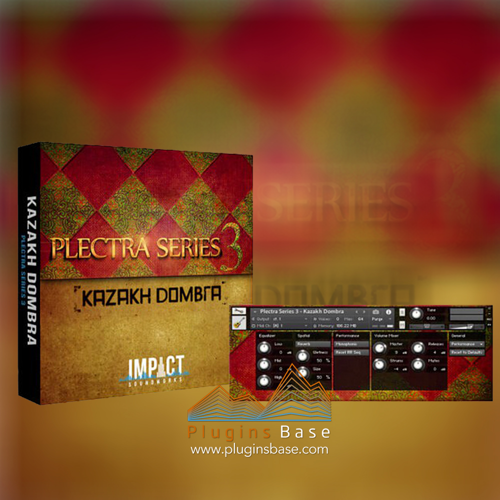 中东哈萨克民族乐器冬不拉音源 Impact Soundworks Plectra Series 3 Kazakh Dombra KONTAKT 音色库