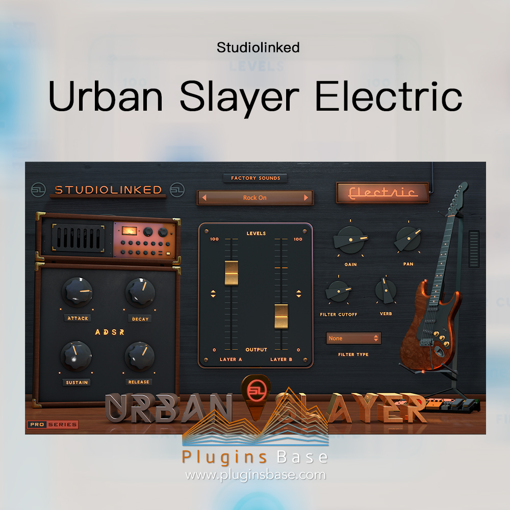 EMO/RNB/EDM/Trap/电吉他插件 Studiolinked Urban Slayer Electric [WiN+MAC]