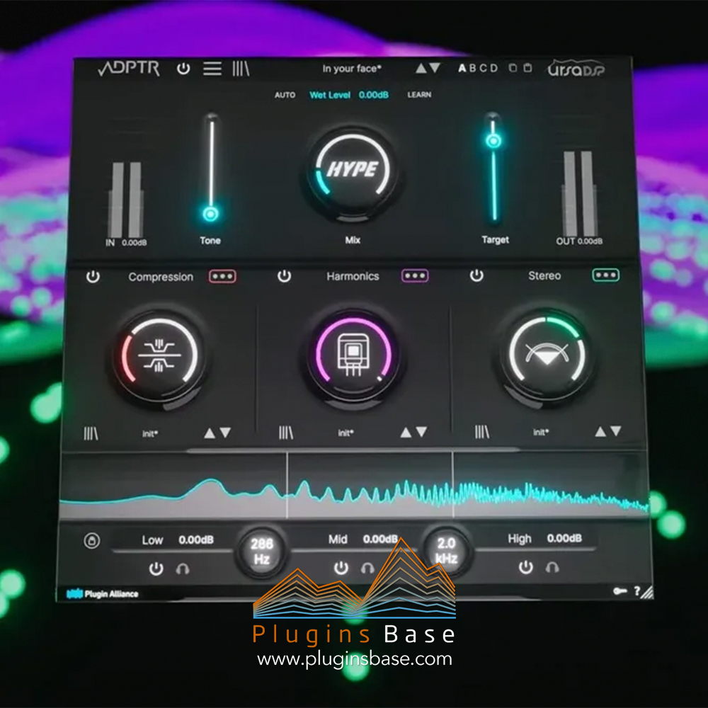 压缩/谐波/立体声/效果器插件 Plugin Alliance ADPTR Audio Hype v1.0.1 [WiN+MAC]