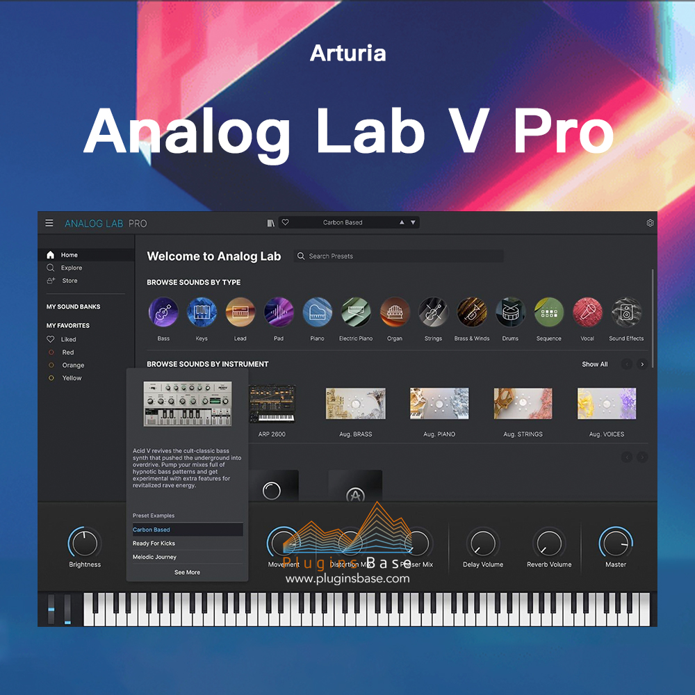 模拟键盘合成器插件 Arturia Analog Lab V Pro v5.10.2 [WiN+MAC] – 插件基地