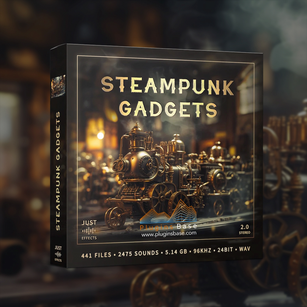 蒸汽机/机械金属声/齿轮转动/音效 Just Sound Effects Steampunk Gadgets WAV 电影游戏音效