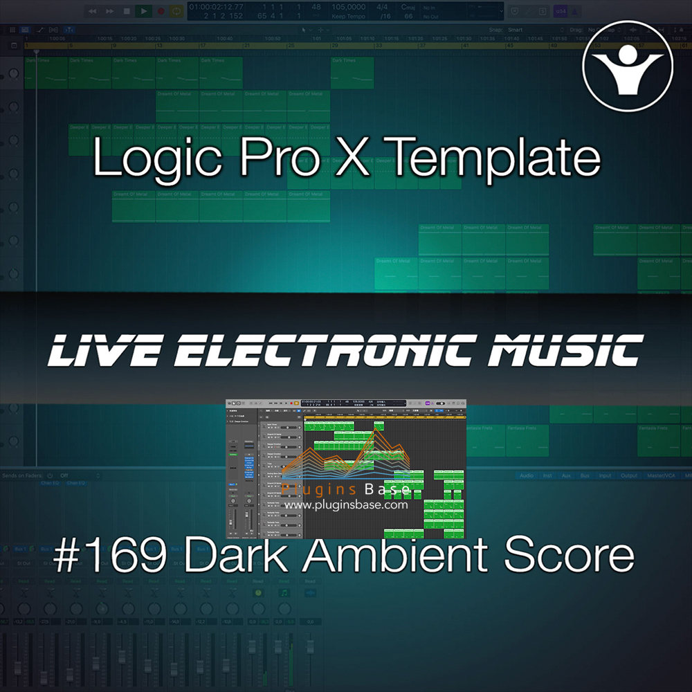 New age/新世纪音乐工程文件 WMDM Dark Ambient Film Score Logic Pro X Template 编曲练习素材