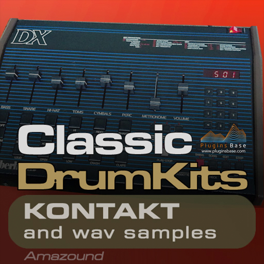 复古鼓机音源 Amazound Samples Classic Drum Kits KONTAKT 编曲音色库