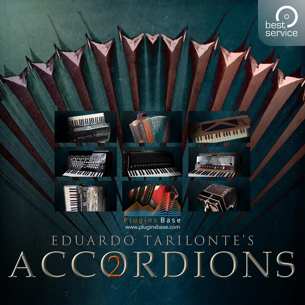 13套手风琴音源 Best Service Accordions 2 KONTAKT 编曲音色库