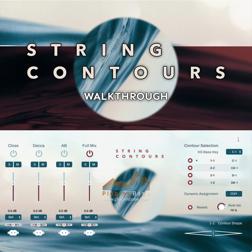 抒情/情感类配乐/提琴弦乐音源 Strezov Sampling String Contours KONTAKT 编曲音色库