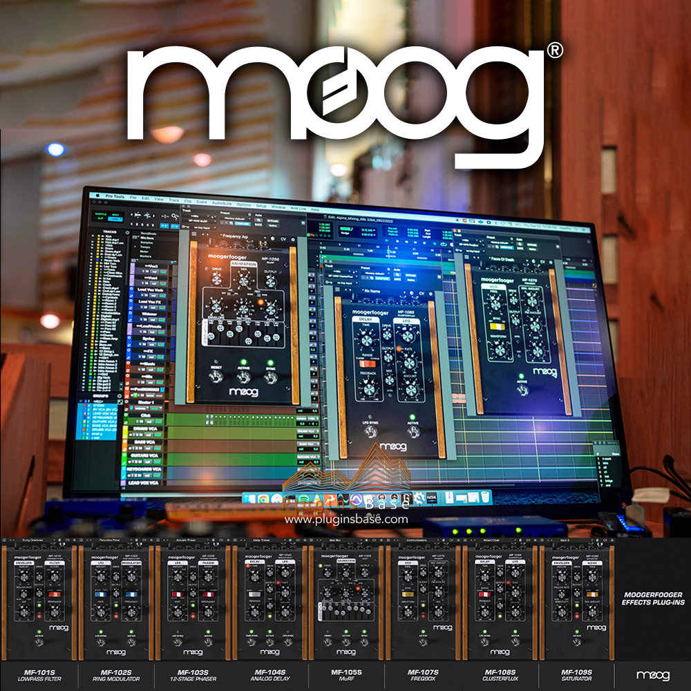 模拟传奇效果器插件合集 Moog Music Complete Moogerfooger Effects Bundle 2024 [WiN+MAC] 完整版