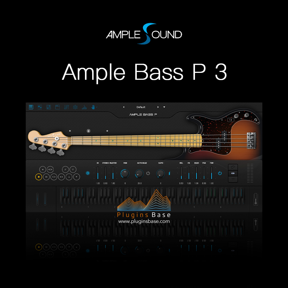 电贝司插件 Ample Sound Ample Bass P ABP 3 v3.6.0 [WiN+MAC]