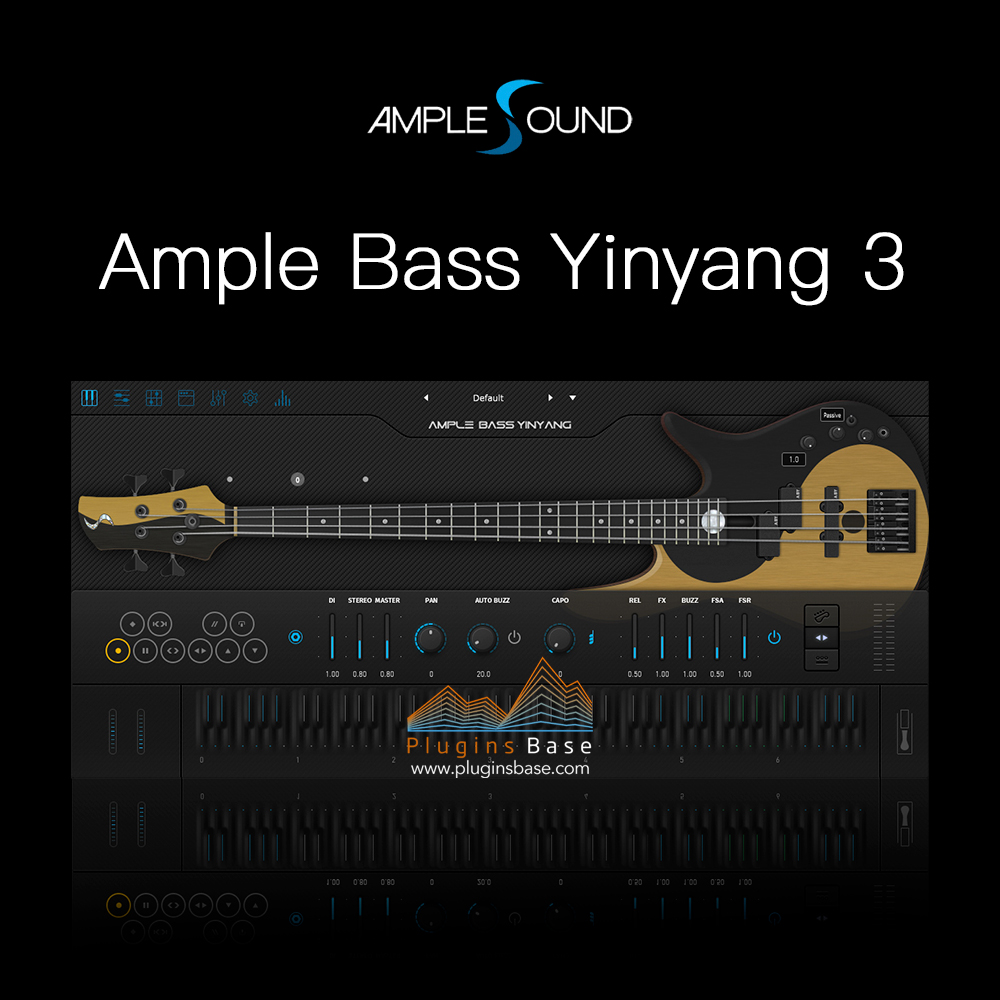 电贝司插件 Ample Sound Ample Bass Yinyang ABY3 v3.6.0 [WiN+MAC]