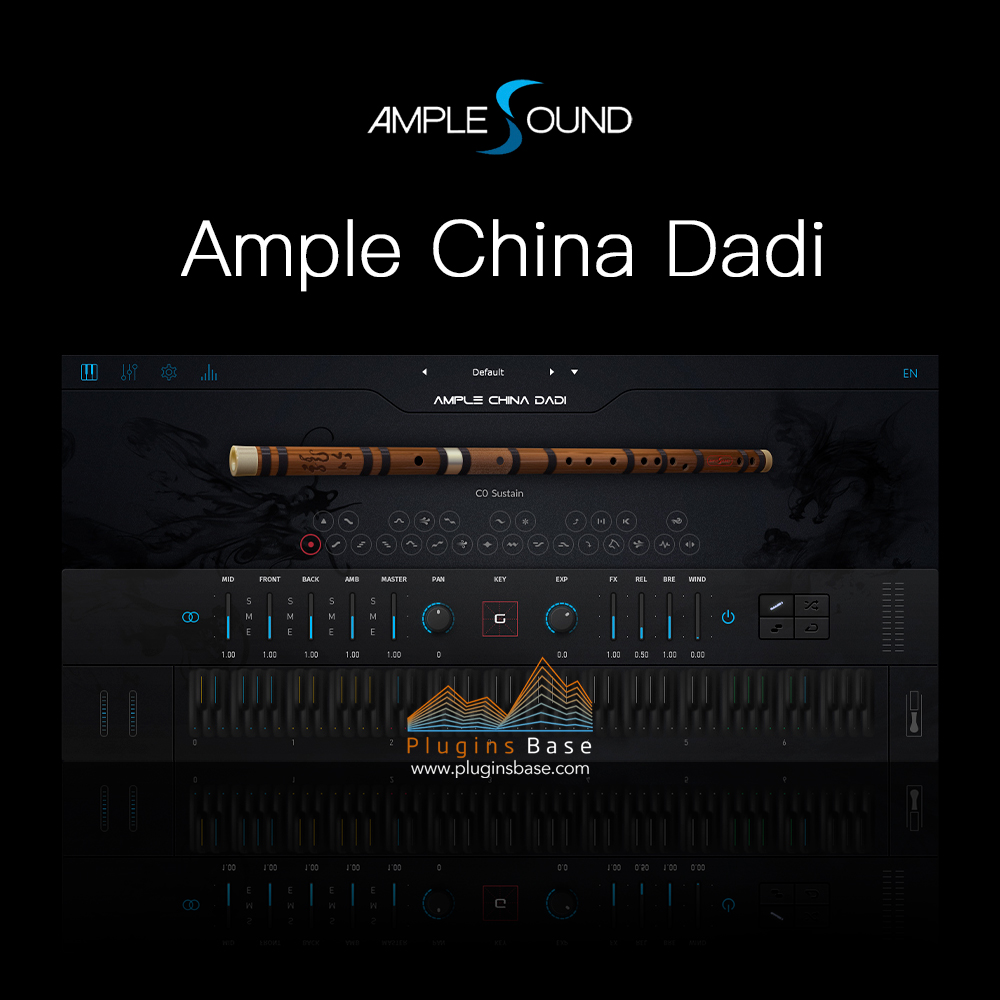 中国民族乐器/大笛龙吟/笛子插件 Ample Sound Ample China Dadi ACDD v1.0.1 [WiN]