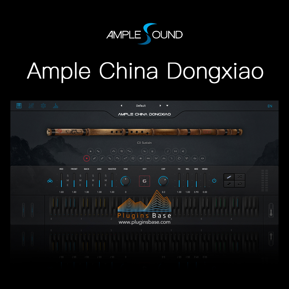 中国民族乐器/洞箫插件 Ample Sound Ample China Dongxiao ACDX v1.5.1 [WiN]