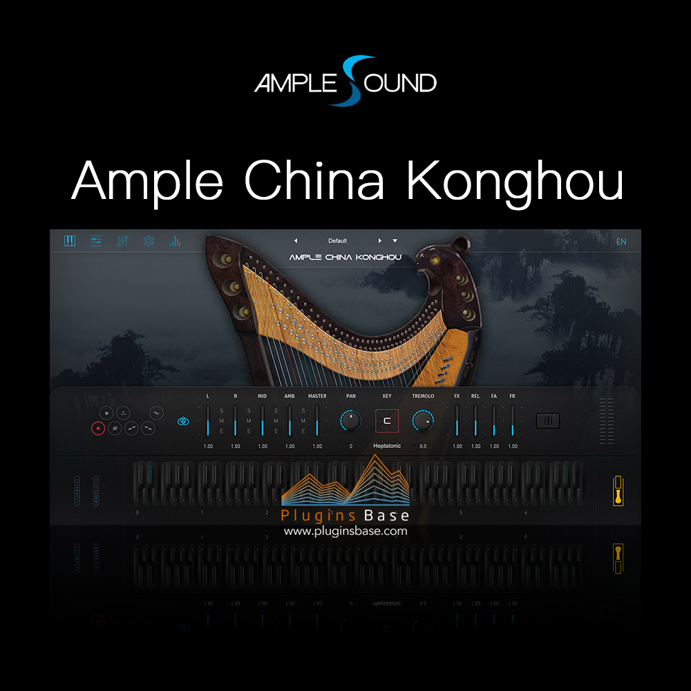 中国民族乐器/箜篌音源插件 Ample Sound Ample China Konghou ACKH v4.0.1 [WiN]