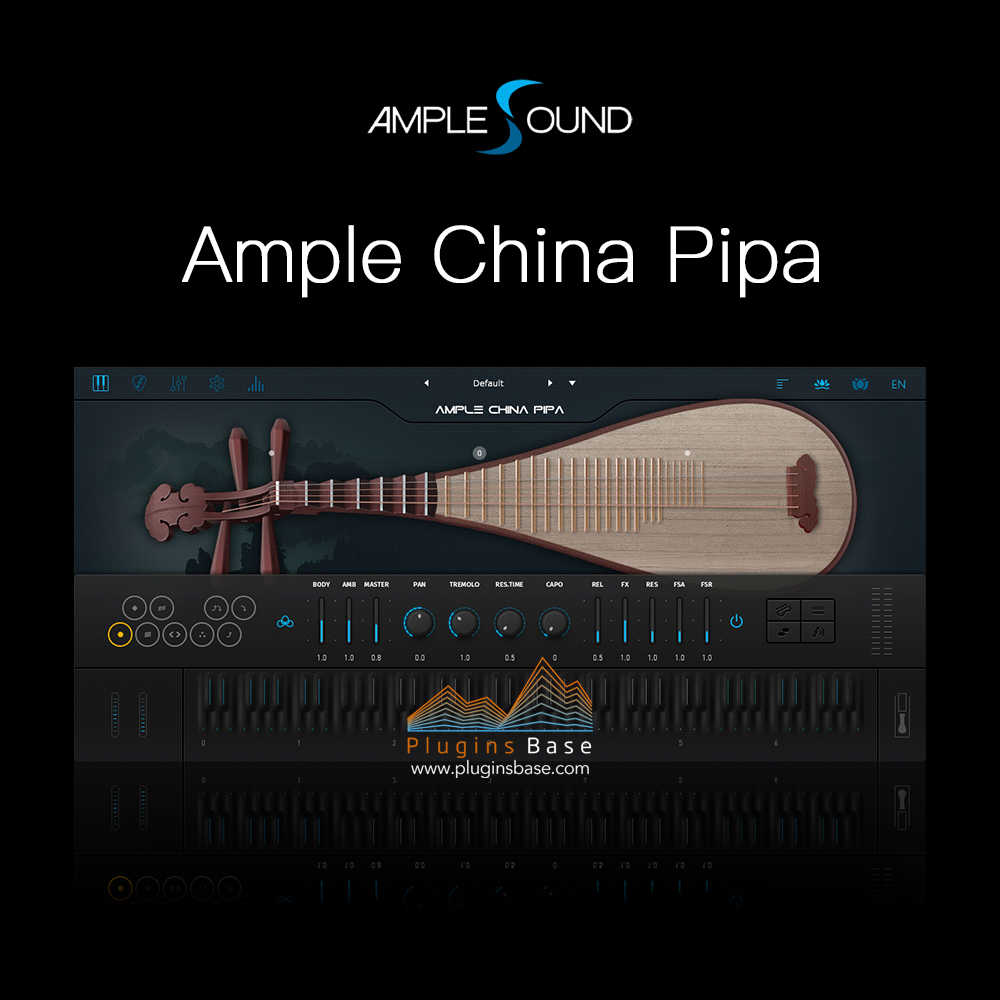 中国民族乐器/琵琶音源插件 Ample Sound Ample China Pipa ACP v2.5.1 [WiN]