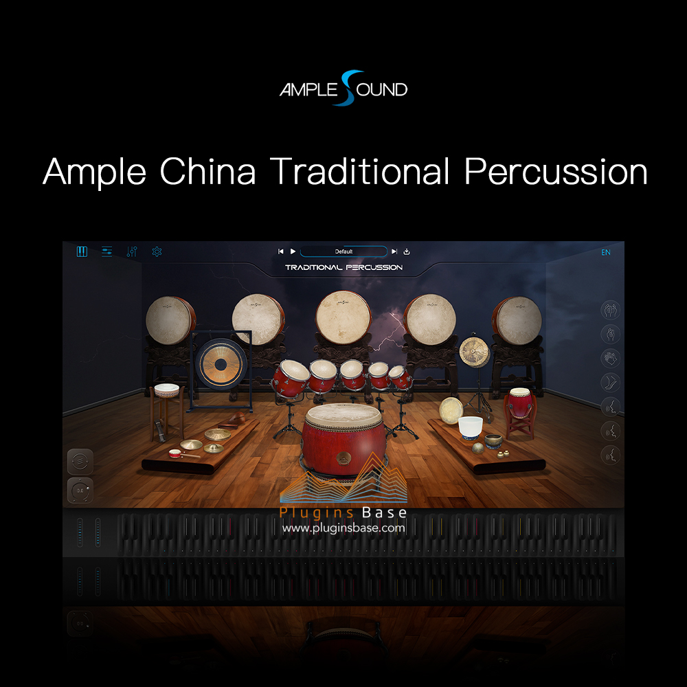 中国民族打击乐/鼓风雷插件 Ample Sound Ample China TP ACTP v4.0.0 [WiN]