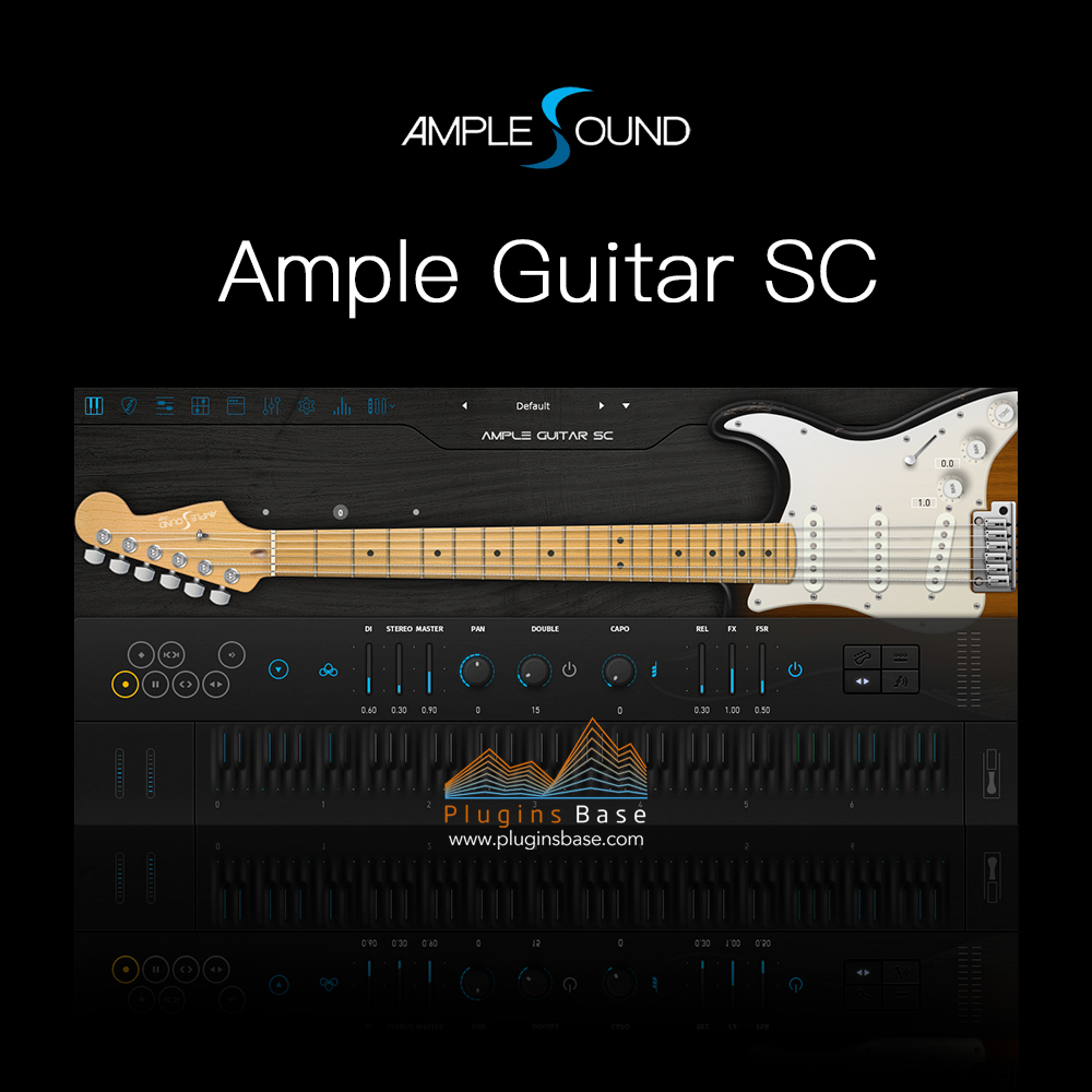 电吉他音源插件 Ample Sound Ample Guitar SC AGSC v3.7.0 [WiN+MAC]